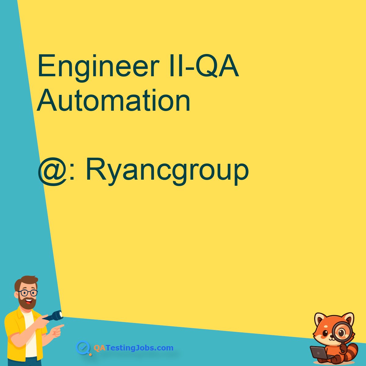 QATestingJobs's tweet image. Title: Engineer II-QA Automation
Company: Ryancgroup
Country: India
City: 
Employment Type: full-time
Location: onsite
Remote/Onsite: onsite
Visa Support: false
qatestingjobs.com/63566-engineer…
#agiledevelopment #cnetcore #cicd #cloudplatforms #communication #java #jmeter #playwright…