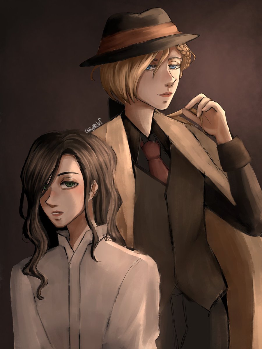 Nightclef's tweet photo. Finished reading Stormbringer a while ago, and I actually cried. Stormbringer is a piece of ART. Drew Paul and Arthur bc they stood out a lot to me. Paul is missing a finger 😢 but heh #stormbringer #BSD #BungouStrayDogs #PaulVerlaine #rimlaine #randou #bsdtwt #ArthurRimbaud https://t.co/z9Md2QXwFx