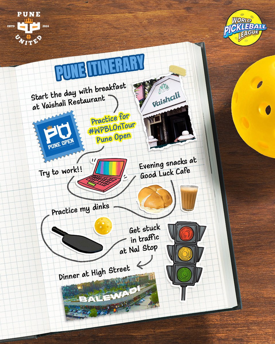 wpblofficial's tweet image. Oops… our Pune itinerary just got leaked🫣
Guess the city knows #WPBLOnTour is coming.

For 4 days to play 1 game. 

On 4th–7th Dec 2025

And oh… did we forget to mention the venue?
📍Ajeenkya DY Patil College.

Yep - now you know that too💁🏻

#WPBLOnTour