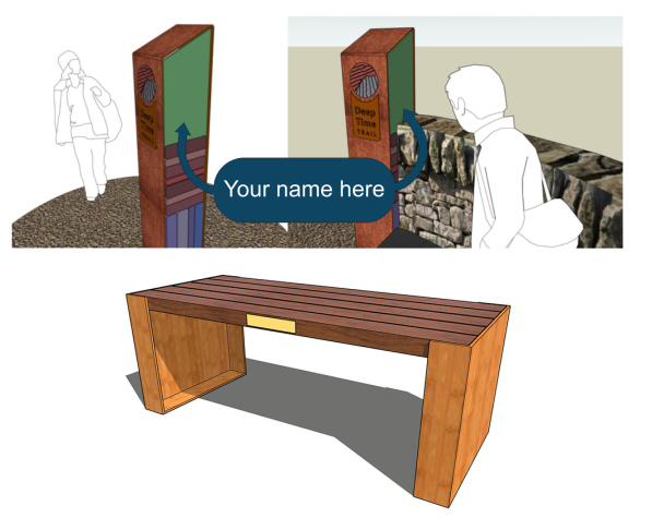 scottishgeology's tweet photo. Let Deep Time be your legacy
We can acknowledge our most generous donors by including their names within the trail itself - either on a bench (only 1 left!) or on one of the information stacks
Visit https://t.co/6ygNNWx4WH to learn more
#DeepTimeTrail #SiccarPoint https://t.co/HvHBdjcDGl