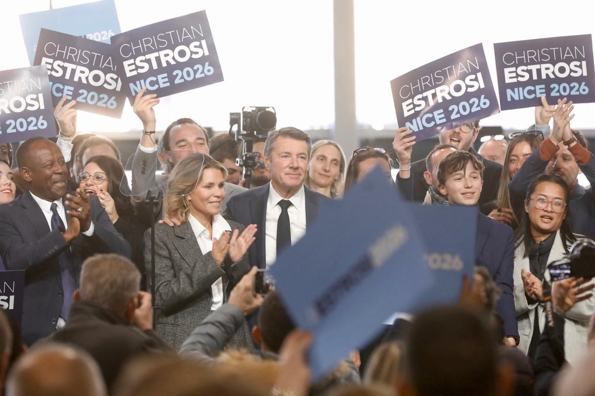 HerveMartinez06's tweet photo. « J’y vais «  c’est les mots de Christian ESTROSI pour lancer la campagne municipale 2026.
Avec toujours plus d’enthousiasme, de dynamisme, de détermination, d’envie et de hargne pour défendre Nice et la faire rayonner. 
#estrosi2026
#municipales2026 https://t.co/GzUsfUTl7a