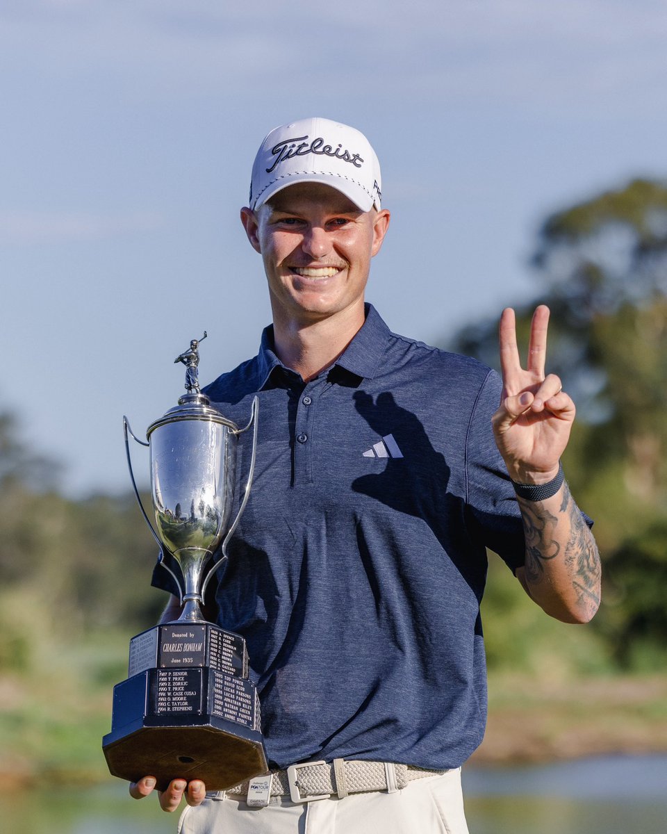 PGAofAustralia's tweet image. Cam John is now a two-time winner on the Challenger PGA Tour of Australasia 🏆

#QldPGA