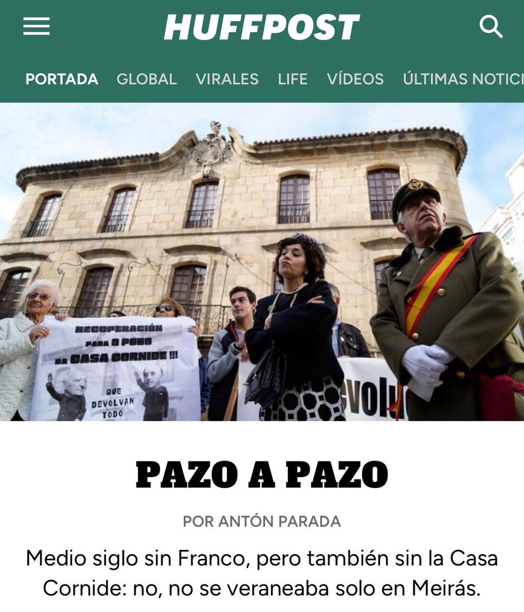 AHORA, EN PORTADA: Medio siglo sin Franco, pero también sin la Casa Cornide: no, no se veraneaba solo en Meirás dozz.es/vq5u51
✍ Por <a href="/anton_parada/">Antón Parada</a>