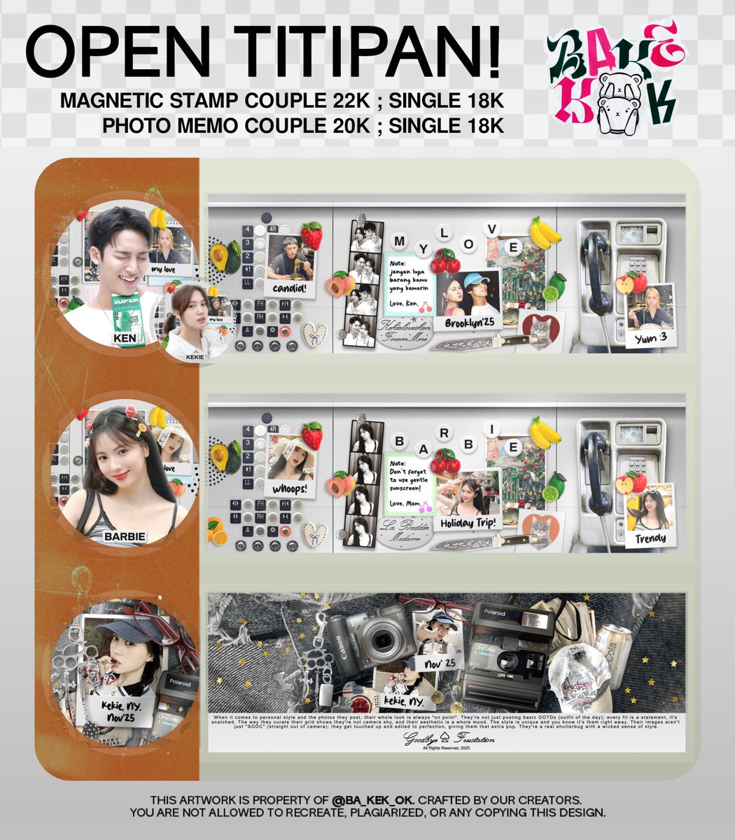 ⠀⠀⠀⠀
𝐑𝐞𝐭𝐰𝐞𝐞𝐭 𝐢𝐬 𝐬𝐨 𝐦𝐮𝐜𝐡 𝐚𝐩𝐩𝐫𝐞𝐜𝐢𝐚𝐭𝐞𝐝! 🌟

𝗢𝗣𝗘𝗡 𝗧𝗜𝗧𝗜𝗣 : Check out my new work, 'Magnetic Stamp &amp; Photo Memo' – 📸 it's authentic and looks great! Scroll down for all the deets. 🍓🍌🥝🍇 

#zonauang #zonajajan 
 ⠀⠀⠀⠀