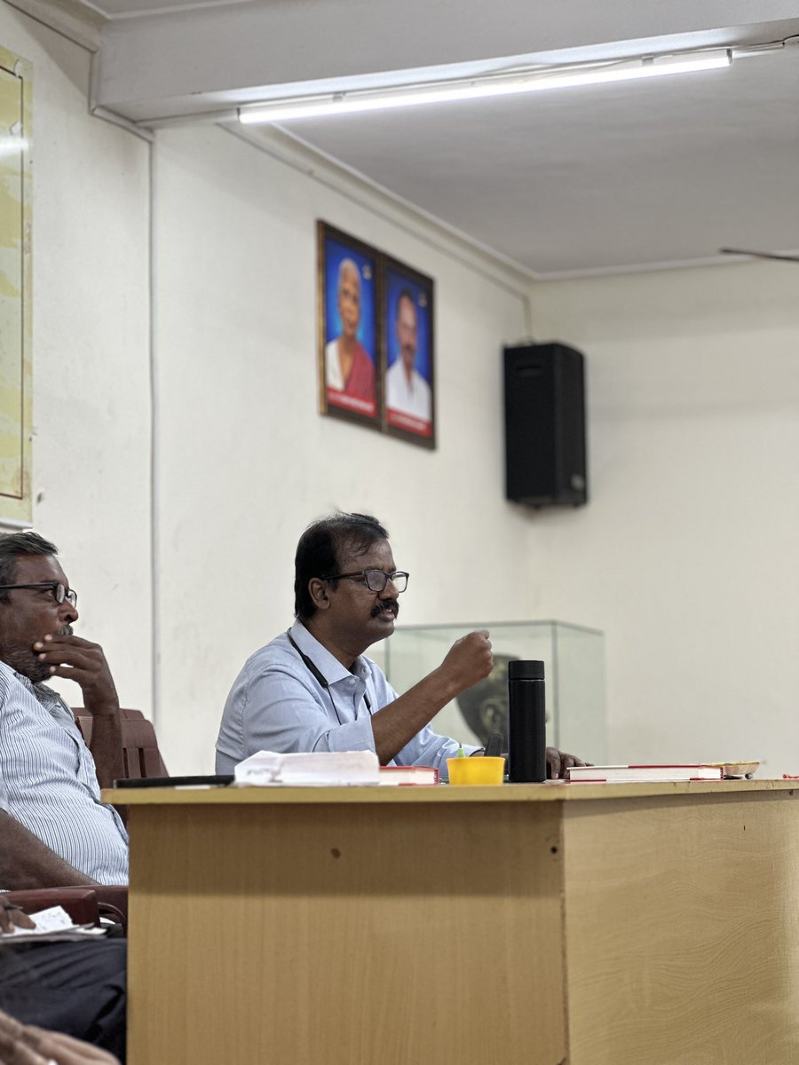 cpimsouth's tweet image. லெனினியம் கற்போம்! லெனினிடம் கற்போம்!

தென்சென்னை மாவட்டம் சார்பில் லெனின் தேர்வு நூல் தொகுதி- 6  குறித்த படிப்பு வட்டம் இன்று வடபழனி மாவட்டக்குழு அலுவலகத்தில் நடைபெற்றது.

#Lenin #CPIM #StudyCircle #Chennai #Marxism #Leninism