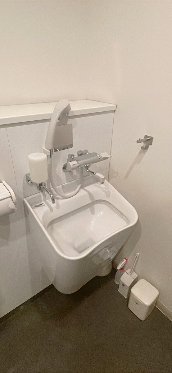 JTCnoKakeFu's tweet image. タワマンの共用部のトイレにあるこれ、
誰がどんな目的で使うんだろう‥。
シャワーが意味わからんww