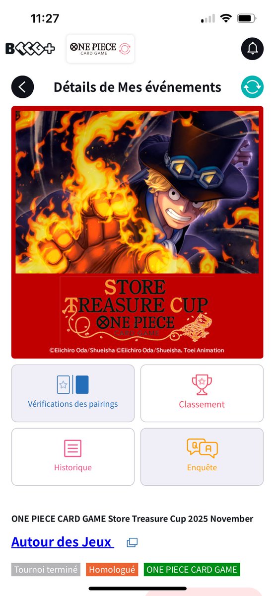 GigotB's tweet photo. I took part in the One Piece “Store Treasure Cup” event and won the final against a very strong player, @LeoTCG_.

Düsseldorf is coming up in a few weeks, I’m ready!

A big shout-out to my local ! https://t.co/mKw7hgA7cj