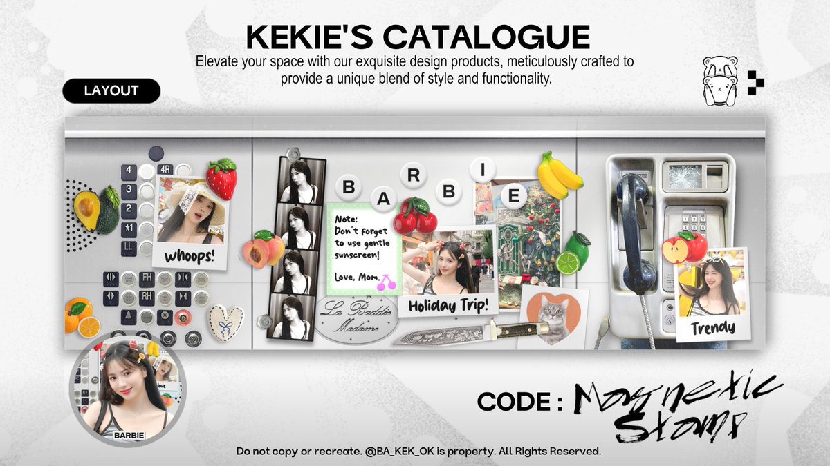 BA_KEK_OK's tweet image. CODE: MAGNETIC STAMP
check ALT untuk ketentuan form &amp;amp; foto.
bisa langsung REPLY/DM untuk jajan.