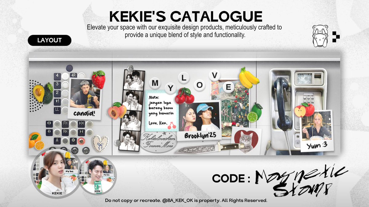 BA_KEK_OK's tweet image. CODE: MAGNETIC STAMP
check ALT untuk ketentuan form &amp;amp; foto.
bisa langsung REPLY/DM untuk jajan.