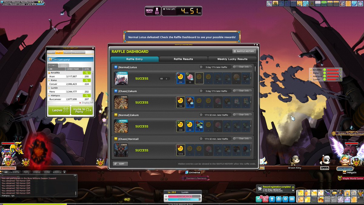 My first 4-player squad took down normal Lotus without Bishop and Paladin—maxed out our skills, a moment worth screenshotting. The laid-back Henesys meets the intense and thrilling party Boss battle ➡️ all in MapleStory Universe 🚀 <a href="/MaplestoryU/">MapleStory Universe</a> 
#Maplestory #MSU #MapleStoryN