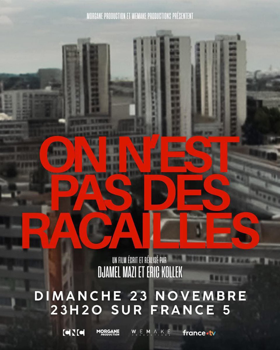 PKuchly57's tweet image. Je vous encourage à regarder ce soir sur France 5 à 23H20, la diffusion du documentaire “On n’est pas des racailles” de Djamel Mazi pour avoir un regard différent sur nos banlieues et notamment Argenteuil, loi des clichés…
1/3