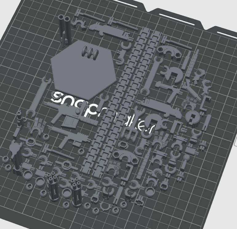 monohoshi_blog's tweet image. さて、ダンクロージャーつき Snapmaker U1はABSこれくらい一気にいってもいいんだろうか・・・？
とはいえ270mmサイズだから余裕あるな。