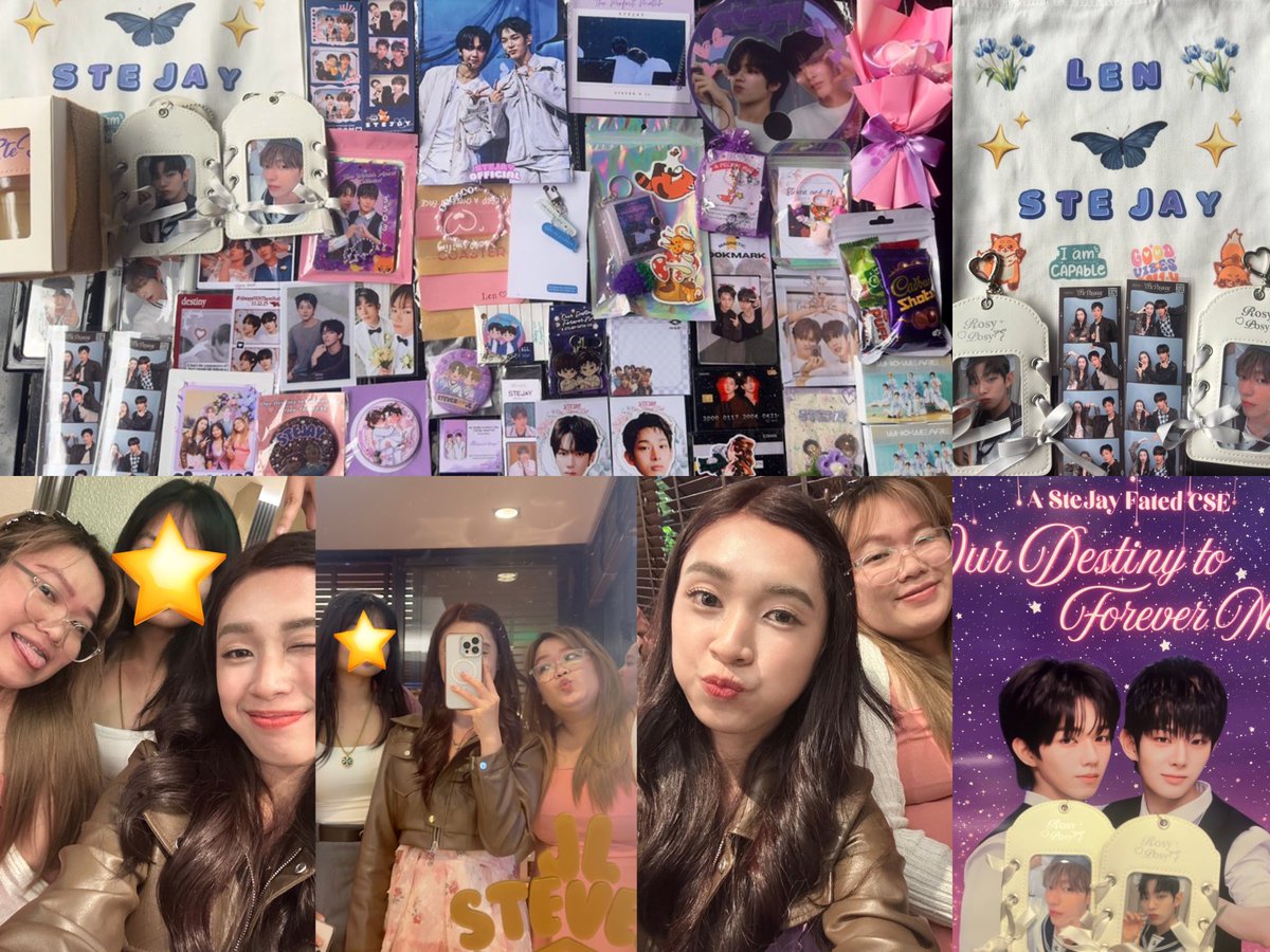 itboyjlg's tweet photo. had so much fun yesterday w sjverse trio & meeting moots ๐ฅน thank you sjo and to everyone who handed these freebies ๐ฅน๐ฉท kabdo pa kasi late sa first cse but everyone was nice ><
so happy i got to share this stejay moment with everyone !! ๐ฆโญ๏ธ
#AlwaysVENThereForEL
#STEJAY #AHOF https://t.co/noTbhDoTWe