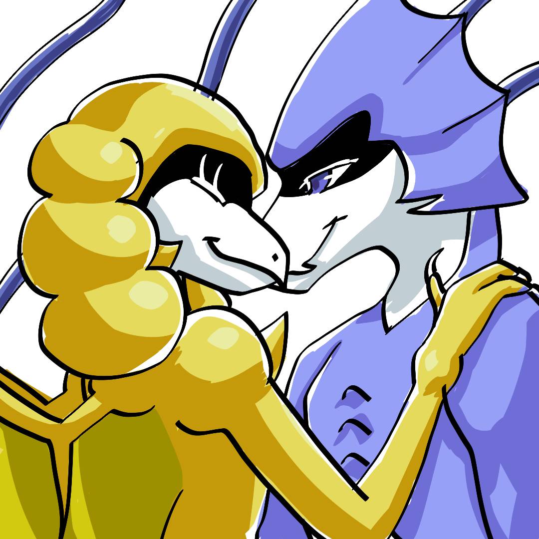 _cellpone_'s tweet image. The last mlp style drawing from the request series in september, idk what&apos;s their shipname but I like them hehe

#staphylococcusaureus #pneumococcus