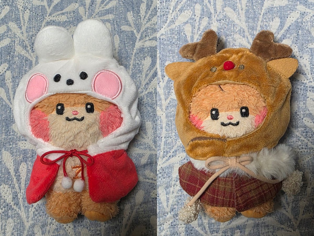 hamslighting's tweet image. 겨울맞이 비니니 패션쇼 🎅🎄 넘 귀여워
(+ 믿고 구매하는 다오님표 산타옷♥️)