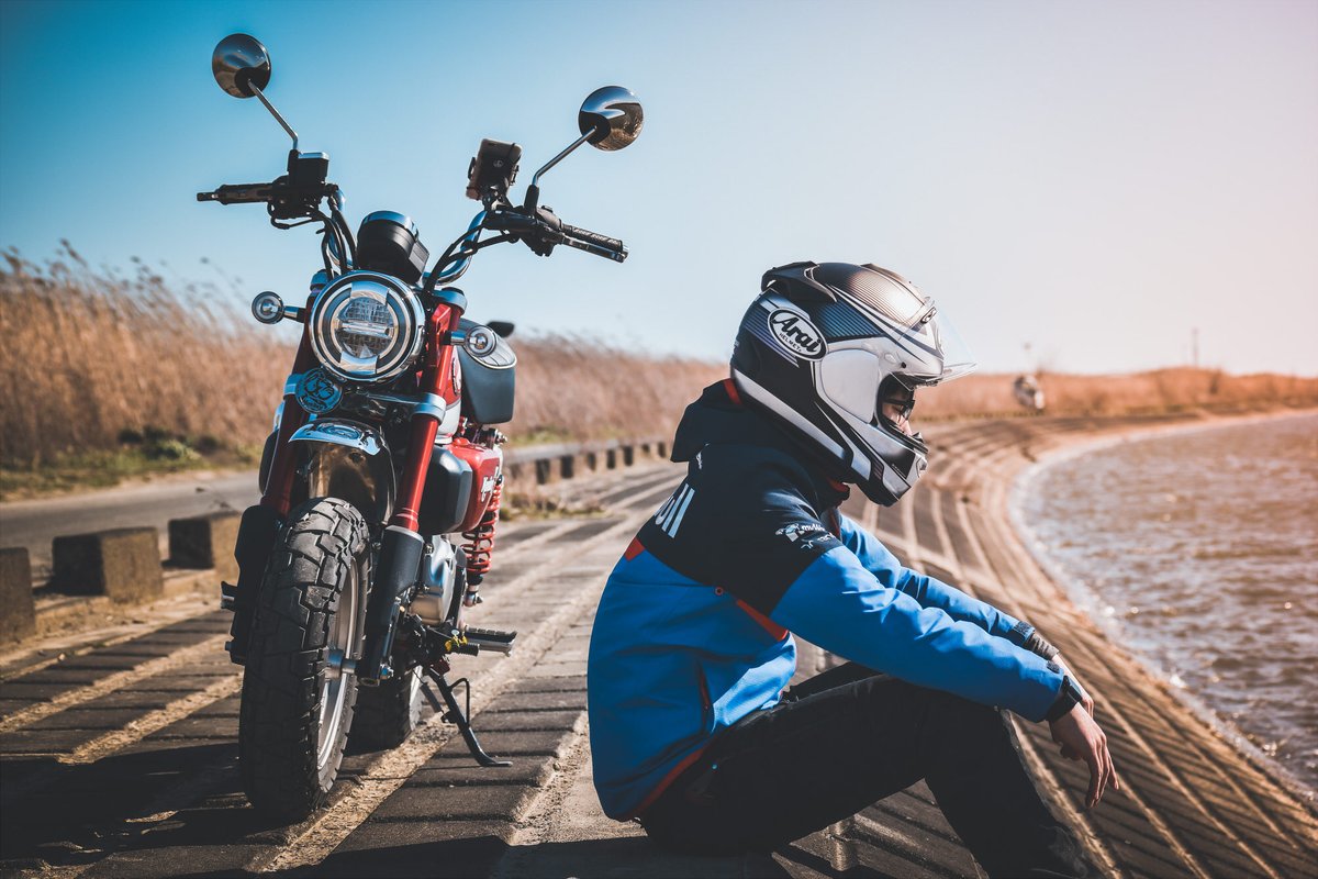 たまには息抜きも必要ですよ😮‍💨

#バイク #ホンダ #モンキー125