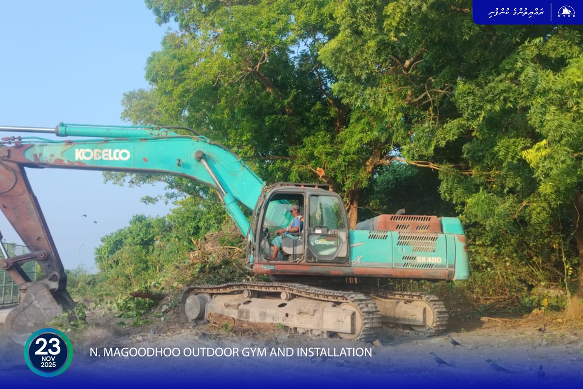 MTCCPlc's tweet image. Project Update: Development of N. Magoodhoo Outdoor Gym Supply and Installation  

We have commenced site clearing works.  

Follow more updates at: projects.mtcc.com.mv #MTCCProjects #TeamMTCC #RayyithungeKunfuni #GaumuBinaakurumugaaMTCC