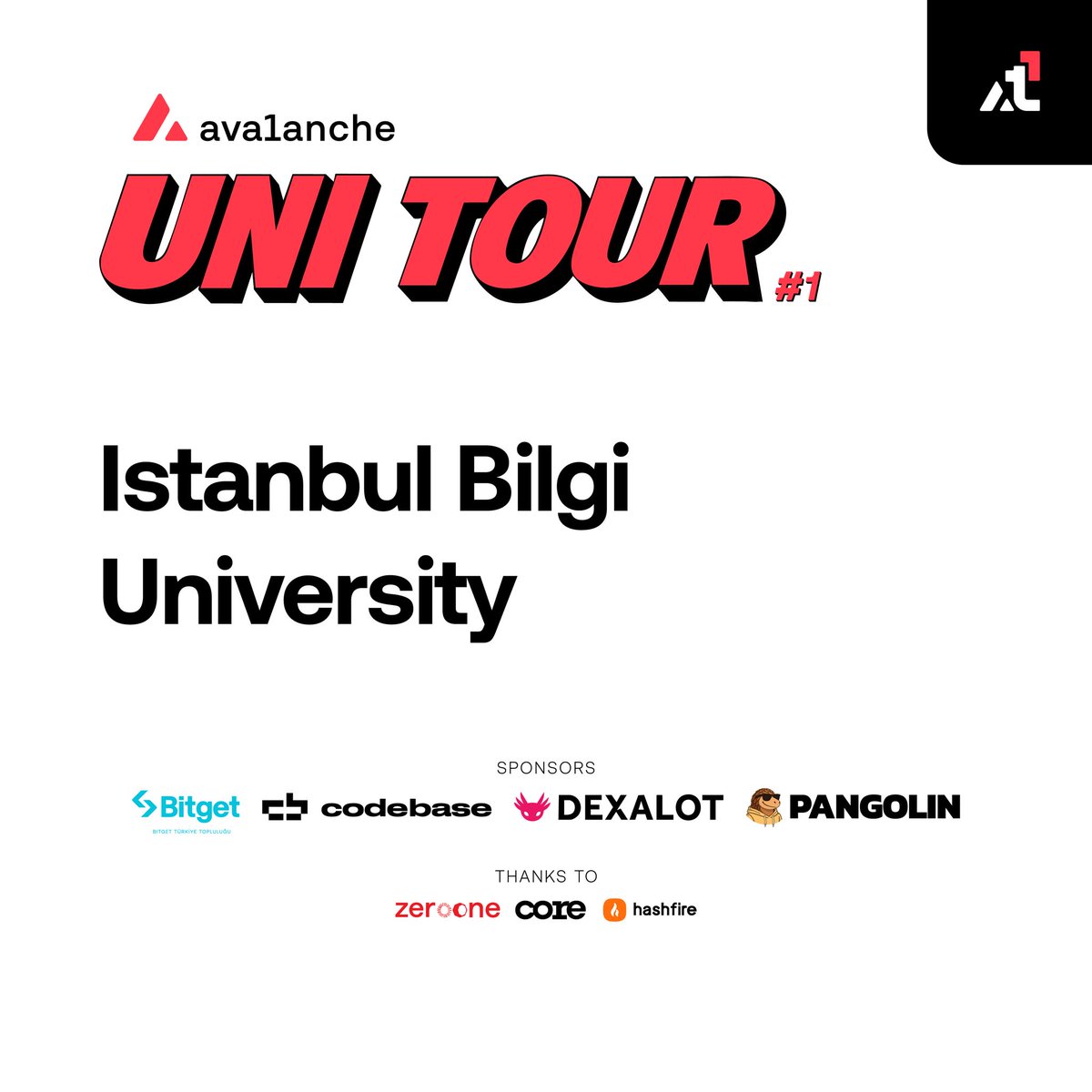 koaservatt's tweet image. 🔺 I’m genuinely excited for the event we’ll hold on Tuesday at Bilgi University, November 25th with @_burcusan_ &apos;s class. 

We are looking forward to welcoming @jceyonur from the @AvaLabs developer team, who will join us to teach node setup to the students and share the…