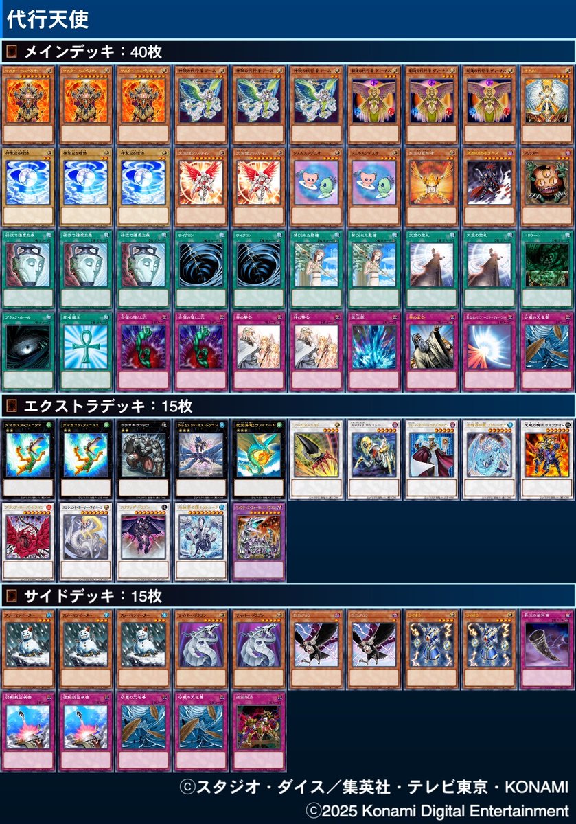 遊戯王でるた杯大会運営アカウント tweet media