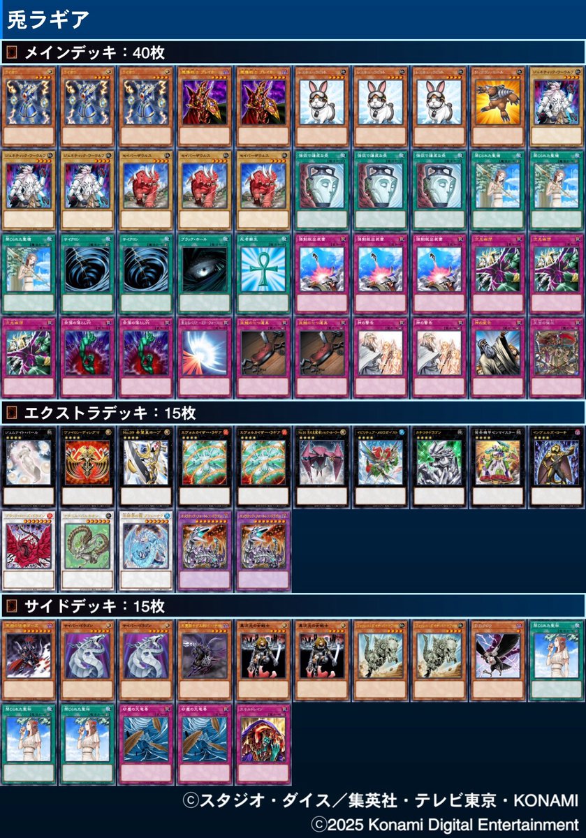 遊戯王でるた杯大会運営アカウント tweet media