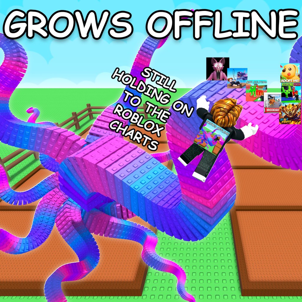 🥇 | Grow a Garden is currently the Roblox game with the most players in it if you ignore 99 Nights in the Forest, Steal a Brainrot, Fish It!, Brookhaven, Blox Fruits, Adopt Me, and Plants Vs Brainrots!