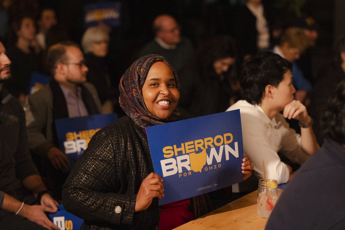 SherrodBrown's tweet image. Let’s get to work, Ohio.