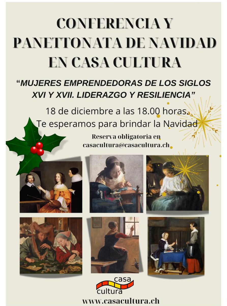 EnEspanolCH's tweet image. #Navidad #EnEspañol en #Suiza.

#Conferencia #Mujeres
#Lugano