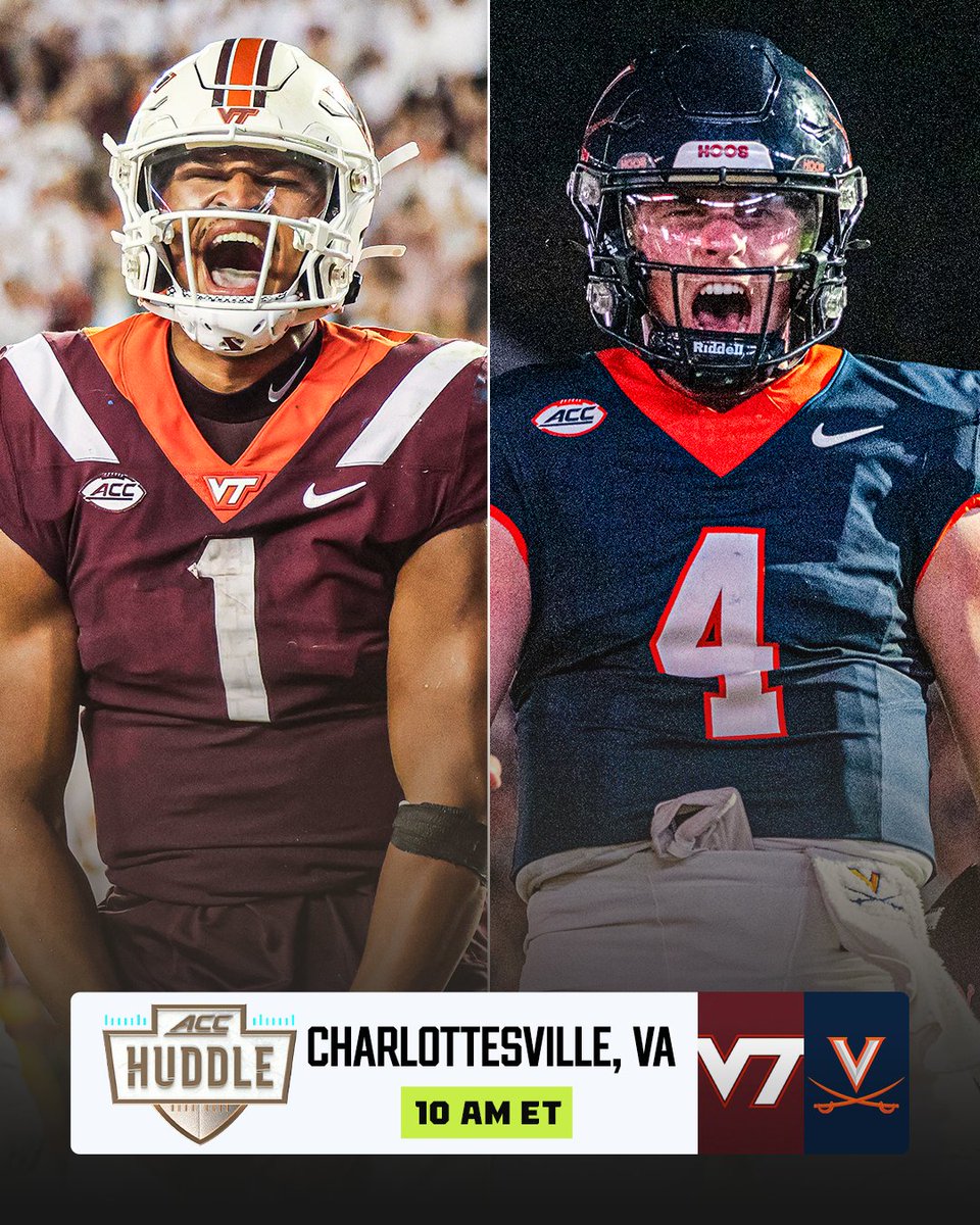 accnetwork's tweet image. ACC HUDDLE IS HEADED TO THE COMMONWEALTH CLASH 🔥