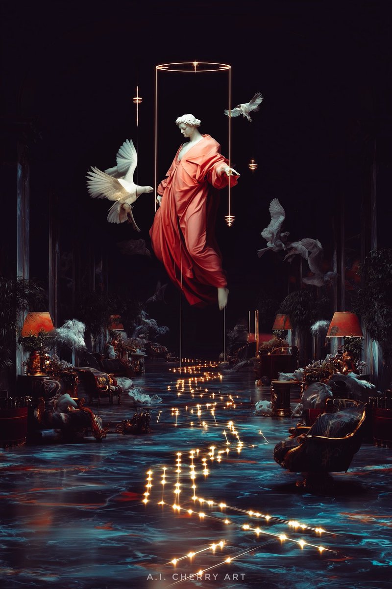 laphalenelibre's tweet image. Weightless 🦋
#AIart #midjourney #weightless