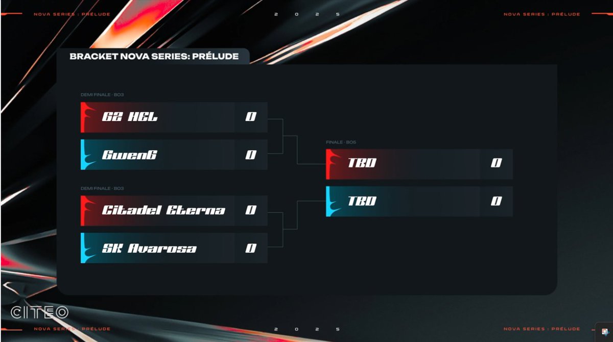 G2 Hel contre Gwen.G en BO3 dès maintenant ! 
Puis Citadel Eterna vs SK Avarosa 

📺twitch.tv/peaxy
twitch.tv/skyyart
twitch.tv/pogtv_lol