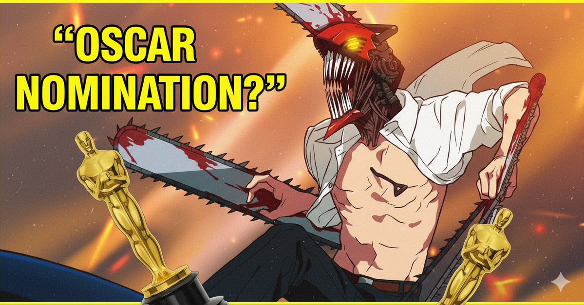 GrapeScreen's tweet image. ‘Chainsaw Man - The Movie: Reze Arc’ has been officially nominated for the 2026 Oscars Award. 

Is that true? - [ grapescreen.com/chainsaw-man-t… ]
#chainsawman #oscars2026 #RezeArc