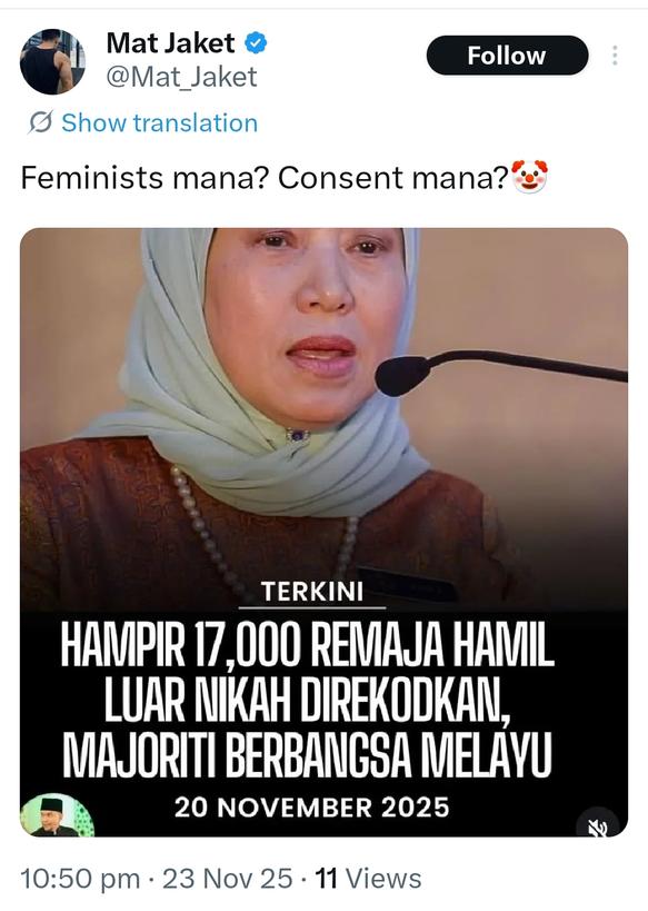 These fella and his incel buddies think sex education is just about pre marital sex. Sex education includes teaching them to wait till their 18 at least so they are somewhat more mature n not to marry 14 year olds. To not have sex with your wife that just gave birth.