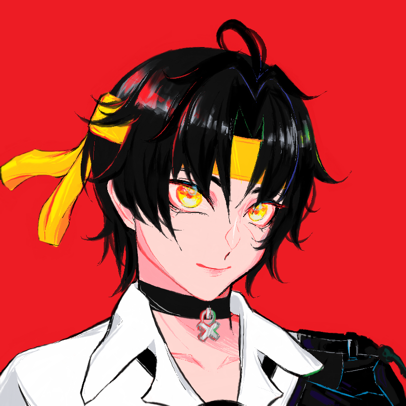 hatguylovebot's tweet photo. Nice to meet you, I'm Rei, a digital artist
♥My favorite color is red, so most of my arts will be red or have a lot of red on them!
♣I use Clipstudio and MS Paint mostly!
♦I'm still exploring with my artstyle
♠Planning to learn and play with live2D!
#smallartist #digitalart https://t.co/WNIDCuNf3n