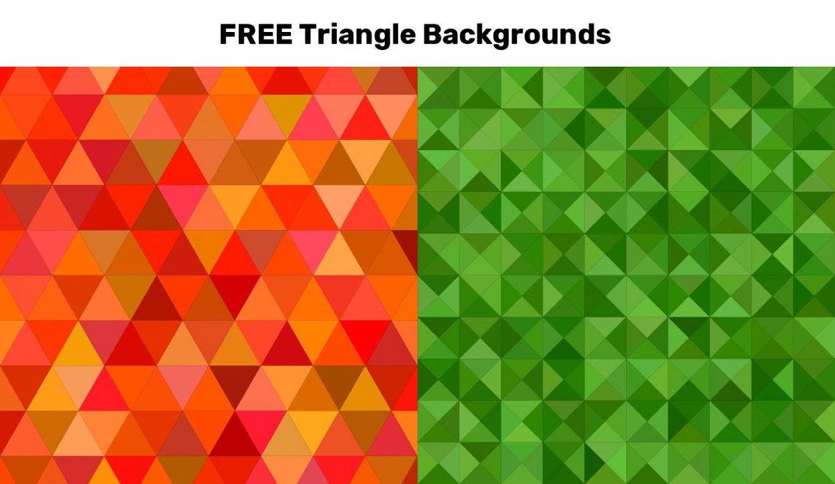 DavidZydd's tweet image. FREE Triangle Backgrounds  freepik.com/collection/fre… #FreeGraphicDesign #FreeVector #FreeAsset #FreeVectors #giveaway #FreeVectorGraphics #FreeGraphics