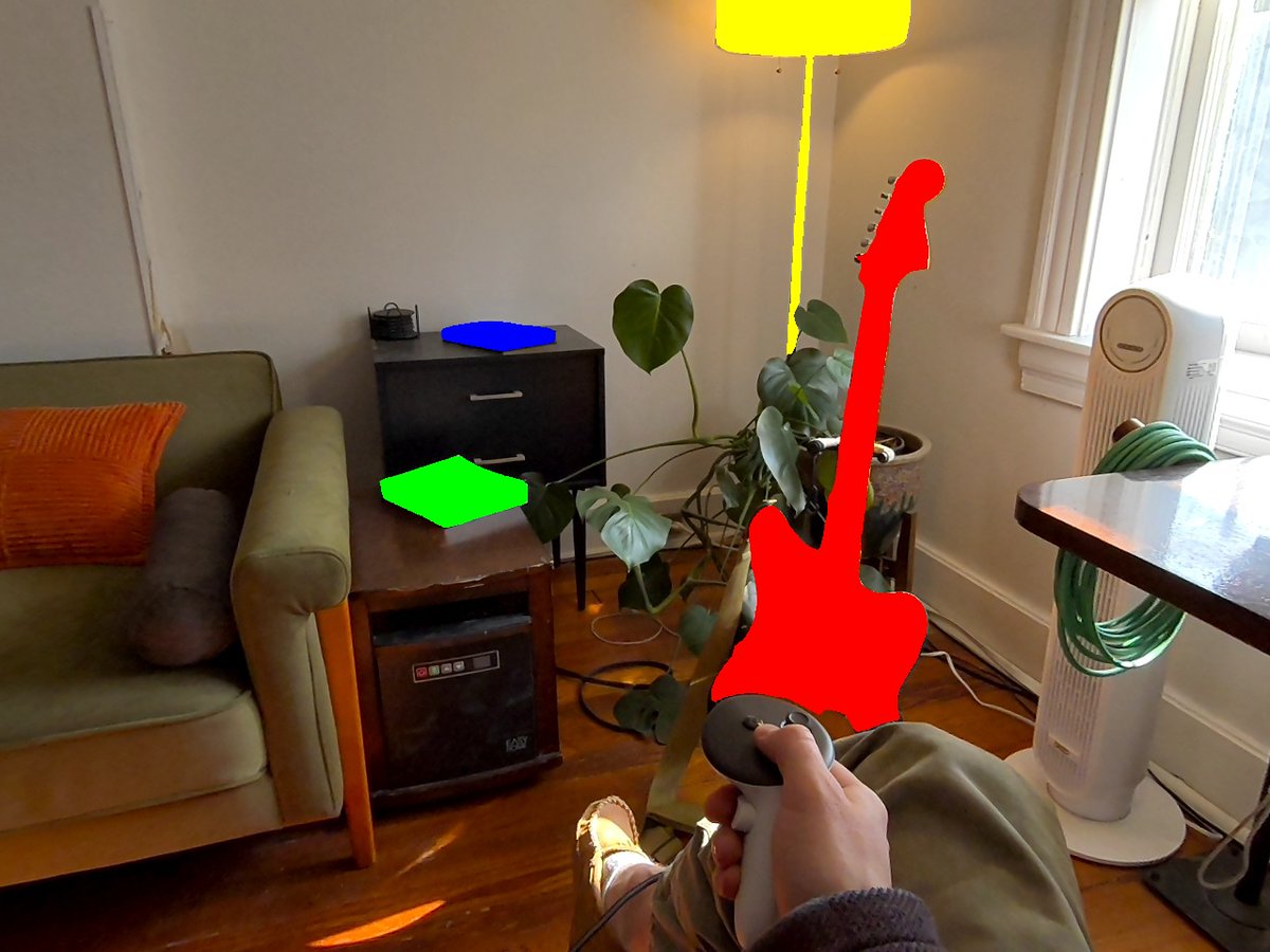 jamesckane's tweet image. WIP: real-time-ish scene understanding for Meta Quest mixed reality via SAM 3

#WebXR camera frames 🔁 Python inference server

Fast arbitrary object recognition w/ no perf hit on the device... I have ideas 🤔💡

Still improving accuracy - camera intrinsics ship soon, should help