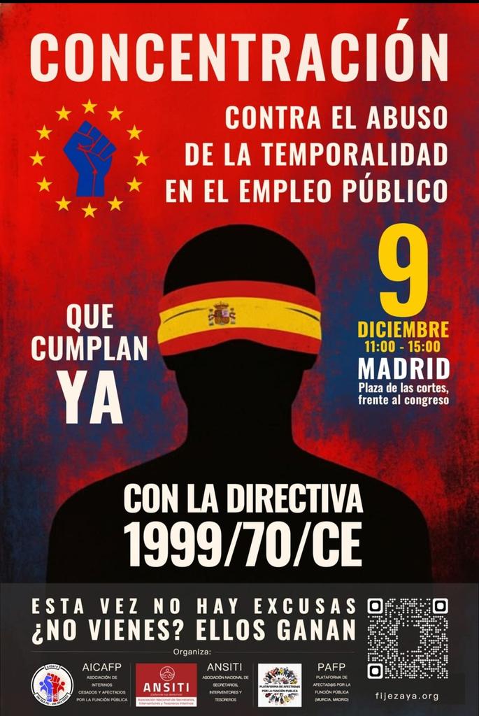 Pafp_mad's tweet image. Manifiesto de la concentración del 9 de diciembre frente al Congreso: drive.google.com/file/d/1QUz8CO…

Las directivas europeas NO SE NEGOCIAN, SE CUMPLEN.

Queremos el nombre del partido que pida concesiones que incumplan directivas europeas.

NO A LA JUDICIALIZACIÓN CRÓNICA DEL PROBLEMA…