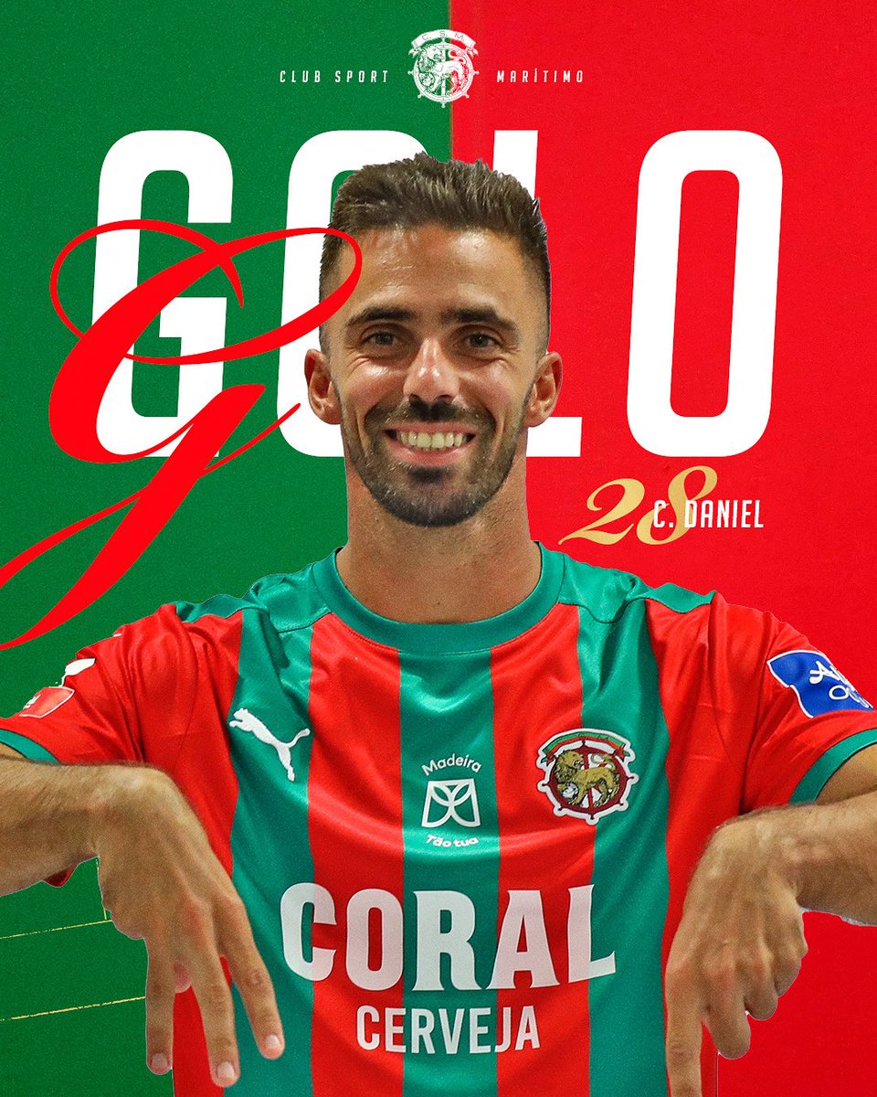 MaritimoMadeira's tweet image. ⚽ Golooo ⚽ / ⚽ Goalll ⚽ / ⚽ Golll ⚽

#CSMPEN | 2-1
