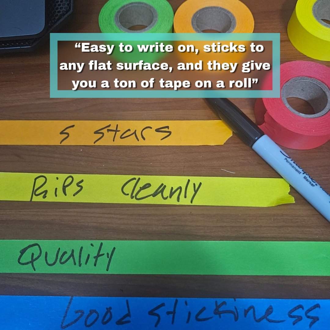 ChromaLabel's tweet image. Smooth tear ✅ Writes easy ✅ Lasts forever ✅
Our colored masking tape isn’t your average tape — perfect for planners, classrooms, color coding, and everything in between! ✨