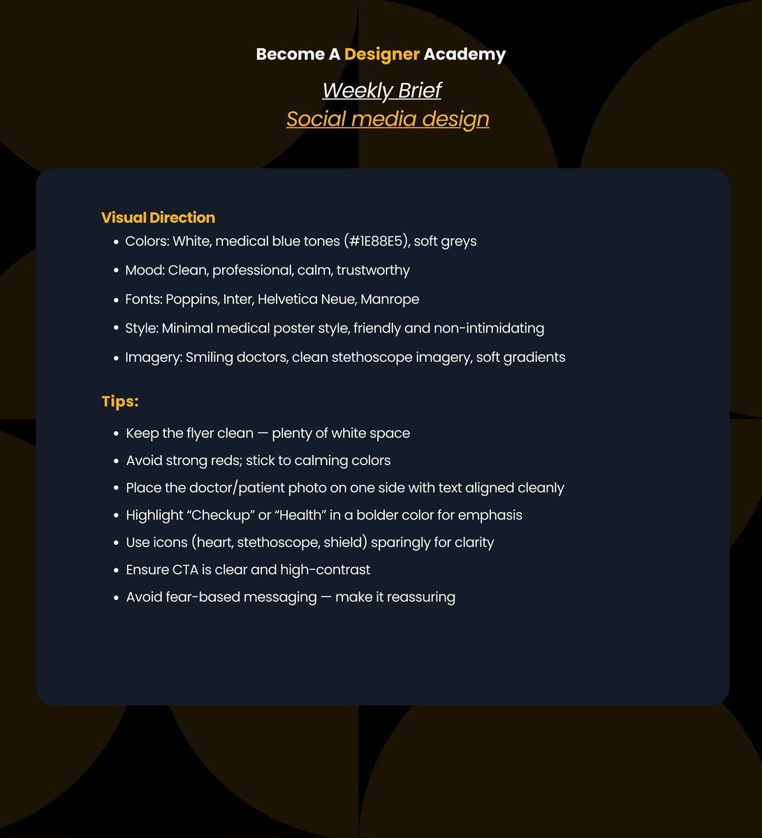 Bcomeadesigner's tweet image. Brief for the new week 

Last week was a free week
But let&apos;s get the creativity on this week 

practice and grow with co designers
Join our accountability community on WhatsApp👇 

chat.whatsapp.com/FqVjzm1eNqz2Jt…