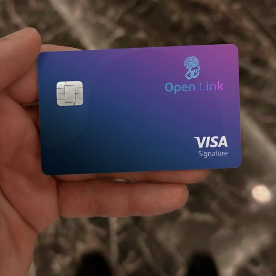 OpenLinkAI's tweet image. 🎉@OpenLinkAI GIVEAWAY 1,000 VISA CAR 💳 AND 45M $OLINK TOKEN FOR 1,000 WINNER 🏆 

1️⃣ Follow @OpenLinkAI 
2️⃣ Like + RT pinned posts
3️⃣ Comment #SOL wallet address👇

🤔We are selecting 1,000 early beta testers for the Open Link Visa Car! 💳

Want to get your hands on the first…
