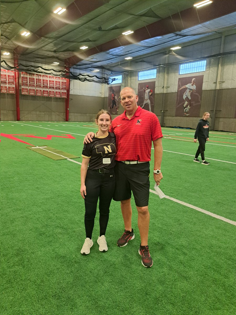 MoTiedeman22's tweet photo. Thank you @NWCSoftball for the amazing camp yesterday! I loved all of the stations and campus tour! #SmilingandNoddingMyPonytail https://t.co/PuFpODhQWq