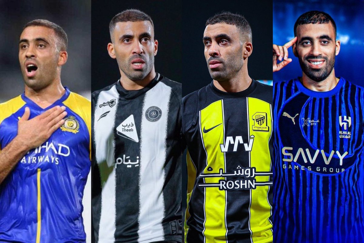 🚨🚨🚨🚨 تــــاريـخــي وللـتاريـــخ 🚨🚨🚨

عبدالرزاق حمدالله مع الأندية السعودية تاريخيًا :

• 231 مباراة
• 247 مساهمة
• 208 هدف
• 39 اسيست

🟡🔵 مع النصر — 109 مباراة ، 115 هدف &amp; 24 اسيست 
🟡⚫️ مع الاتحاد — 87 مباراة ، 68 هدف &amp; 10 اسيست
⚪️⚫️ مع الشباب — 34 مباراة ، 25 هدف &amp;