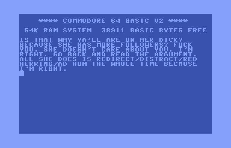 Why did you copy/paste this response to 8 different people
