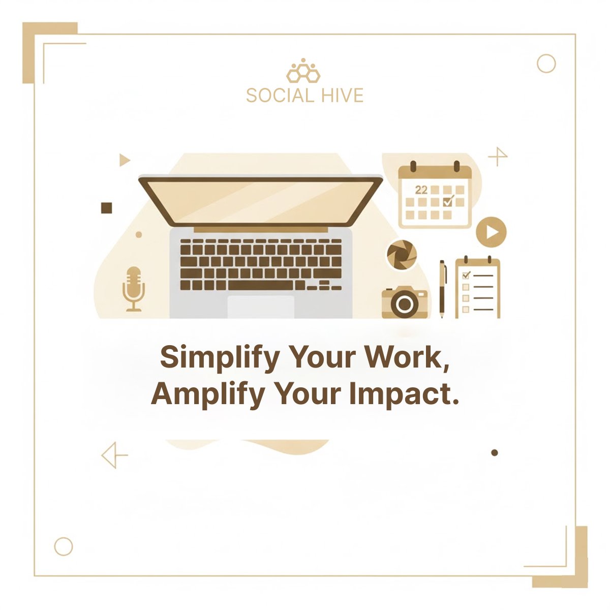 socialhive9's tweet image. Less chaos, more impact. Social Hive’s unified hub streamlines your social media, so you can focus on creating content that truly resonates and gets results.
#SimplifyToAmplify #MarketingImpact #StreamlineWorkflow #SocialHiveEfficiency #FocusOnResults #DigitalExcellence