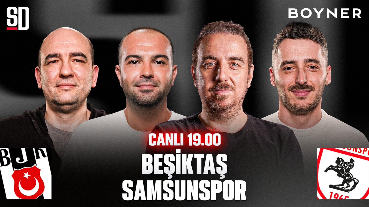 Beşiktaş - Samsunspor maçından sonra CANLI yayındayız!

youtube.com/live/B7jaiyAIZ…

<a href="/borabeyzade/">Bora Beyzade</a> x <a href="/sercan_dikme/">Sercan Dikme</a> x <a href="/firatgunayer/">Fırat Günayer</a> x <a href="/berkaytokgozz/">Berkay Tokgöz</a>