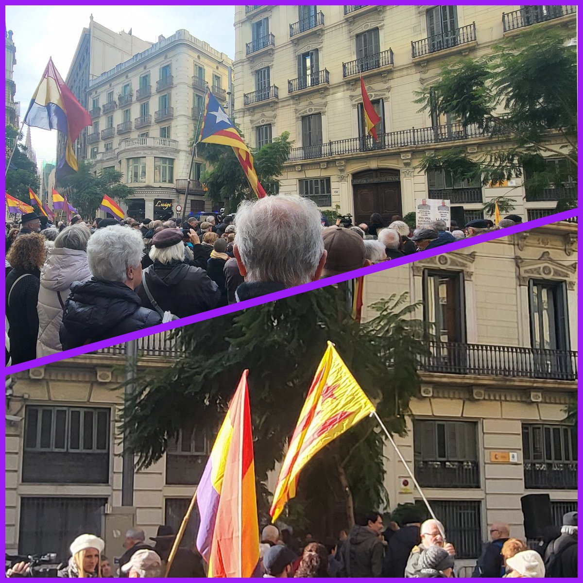 🕯️💛 Mantenir la comissaria de Via  Laietana 43 avui és una falta de respecte a Barcelona i a totes les persones que hi van patir repressió, com Marivel Ferrandiz, que ha alçat la veu per preservar la memòria.
Insistim: aquest espai ha de ser memòria, veritat i dignitat.