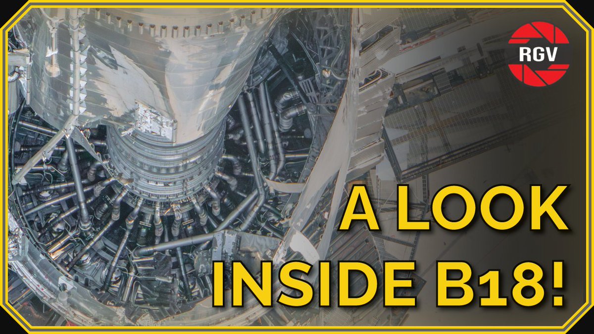 RGVaerialphotos's tweet image. I flew over B18 and captured this...
YouTube link:   youtu.be/O8WVudbQ8aU

Stay tuned for Starbase Weekly livestream live in 2 hours for the full analysis by the team.