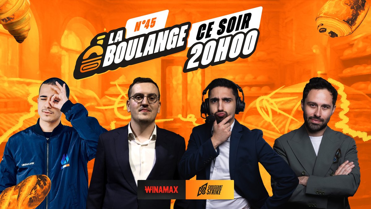 CroissantStrike's tweet image. LE MAJOR COMMENCE DEMAIN ! 😍

On se retrouve ce soir à 20h pour une Boulange spéciale consacrée au Stage 1 du StarLadder 🇭🇺 Budapest Major ! ⭐️🥐