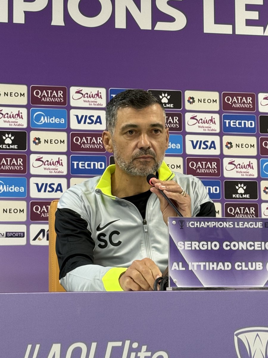 alaa_saeed88's tweet image. 🛑 رد &quot; كونسيساو &quot; بخصوص طلب الادارة منه التركيز على اسيا اكثر من الدوري رد قائلاً :

لا تطلب مني الادارة التركيز على بطولة دون الاخرى ولو طلبوا مني هذا الامر لن تجدني في هذا المكان .. تعرضنا لهزايم غير مستحقة في الدوري وكنا الافضل 

#الاتحاد_الدحيل