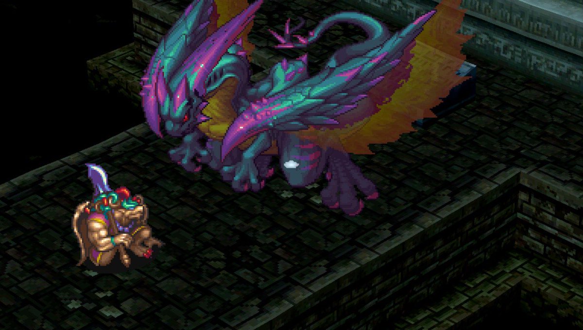 Aizmov's tweet image. The sudden urge to replay Breath of Fire III… easily a Top 10 JRPG of all time. That deep classic turn-based combat and those gorgeous sprites never get old. It needs a soulful remaster!